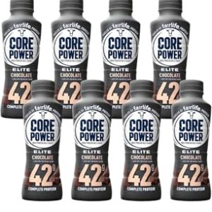Baxter Expresss Fairlife Core Power' Chocolate (8 Pack) High Protein Milk Shakes 42g - 14 Fl Oz Sports Nutrition : Health & Household
