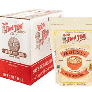 Bob's Red Mill Old Country Style Muesli, 18oz (4 Pack): Breakfast Muesli Cereals