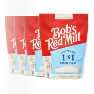 Bob's Red Mill Gluten Free 1 to 1 Baking Flour, 22oz (4 Pack) : Health & Household