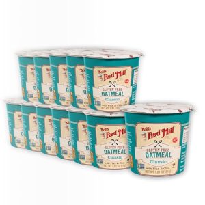 Bob's Red Mill Classic Gluten Free Oatmeal Cup, 12 Count : Grocery & Gourmet Food